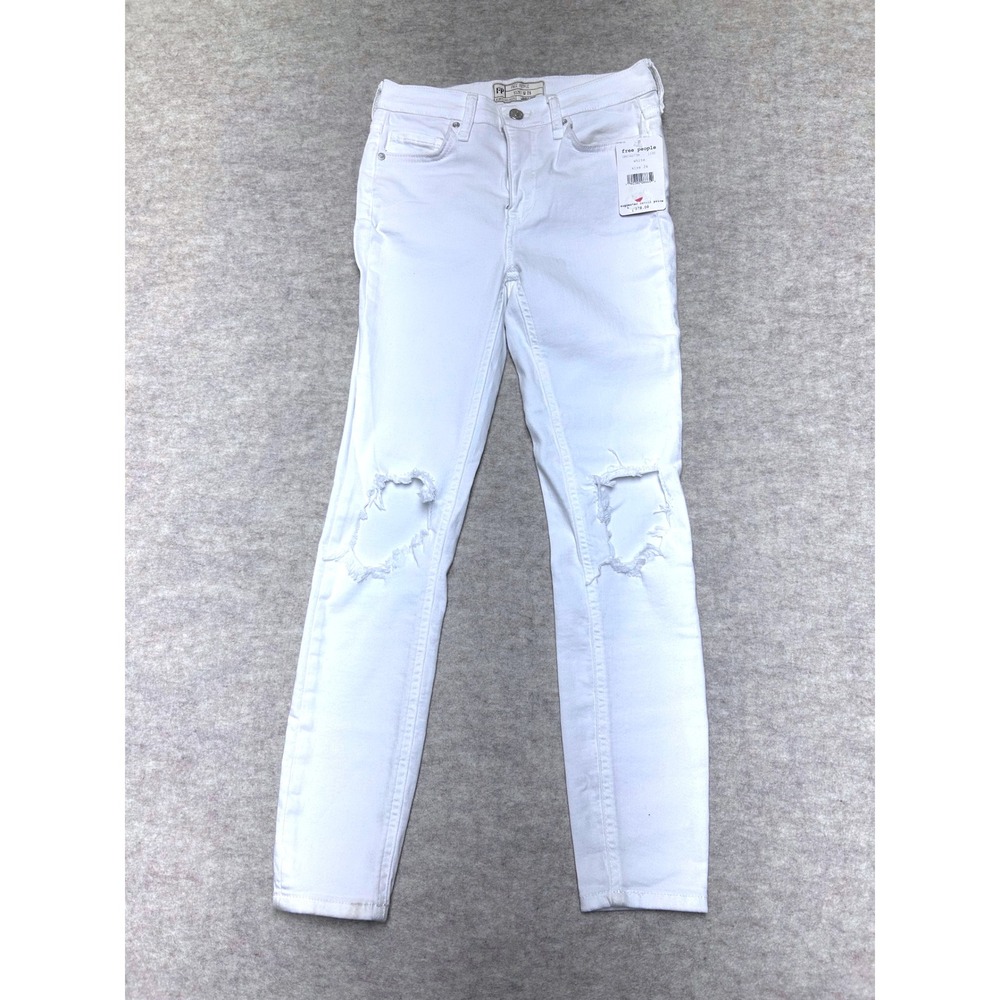 Free People Light Wash Skinny Jeans